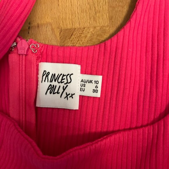 Princess Polly Runaway Pink Mini Dress (4) - Picture 5 of 9